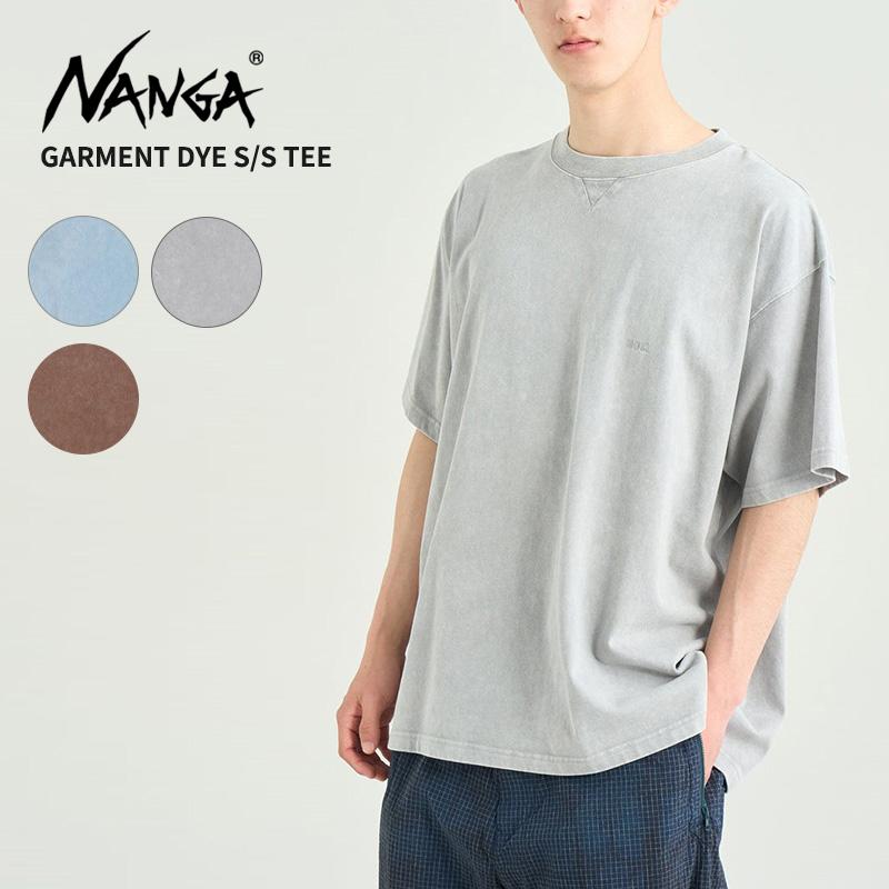 NANGA（ナンガ） メンズ 半袖Tシャツ ガーメント ダイ ショート
