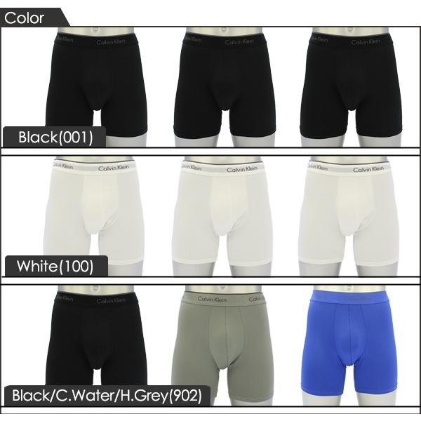 (取寄) カルバンクライン マイクロファイバー ストレッチ プラス ボクサー ブリーフ - 3-パック   Microfiber Stretch Plus Boxer Briefs - 3-Pack  Black/ Turbulence/ Grey Heather Calvin Klein（カルバン・クライン） 【並行輸入】3枚組 マイクロ