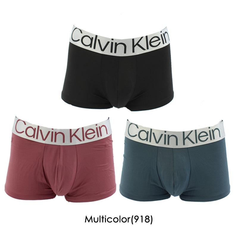 カルバンクライン Calvin Klein 3枚組 スティール マイクロ ローライズ トランク ボクサーパンツ 3枚セット アンダーウェア メンズ 男性下着[AA]｜neo｜04