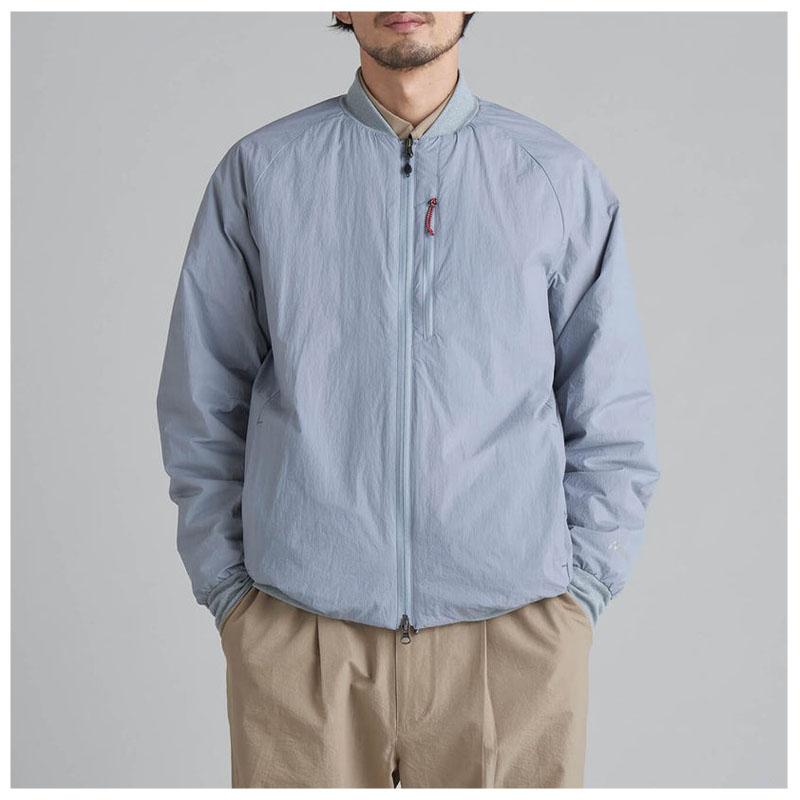 NANGA ナンガ ソフトダウン バーシティブルゾン グレーLサイズ NANGA ナンガ ソフトダウンバーシティブルゾン SOFT DOWN