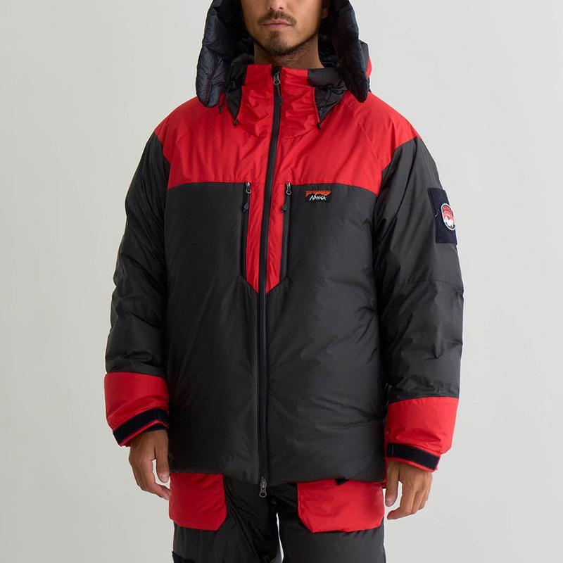   ダウンジャケット 赤黒白 NANGA（ナンガ） メンズ ダウンジャケット NANGA 30周年 オーロラ