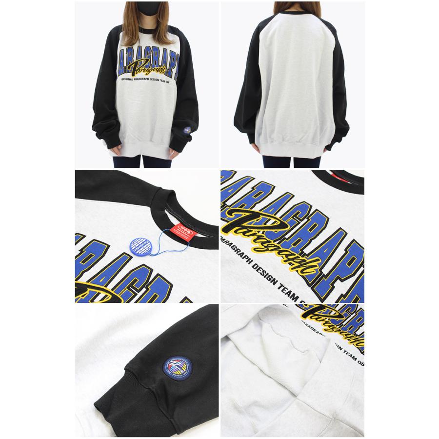 Paragraph パラグラフ paragraph COLOR RAGLAN SWEAT NO.008 NO Paragraph パラグラフ paragraph COLOR RAGLAN SWEAT NO.008 NO