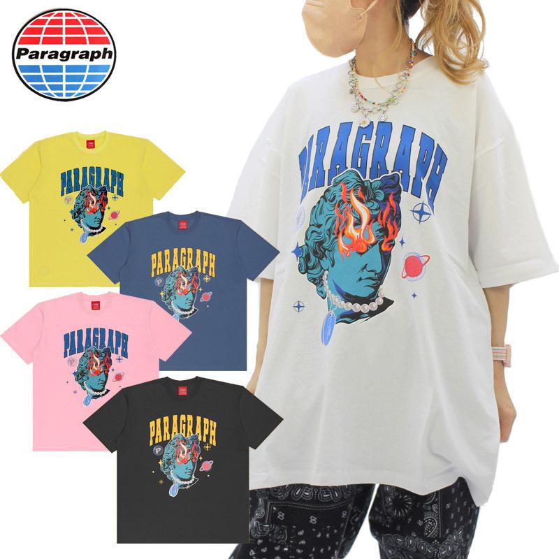 パラグラフ paragraph JULIAN T-SHIRT NO.034/NO.34 アートデザイン アーチロゴ Tシャツ 半袖 メンズ レディース カットソー  [AA]｜neo