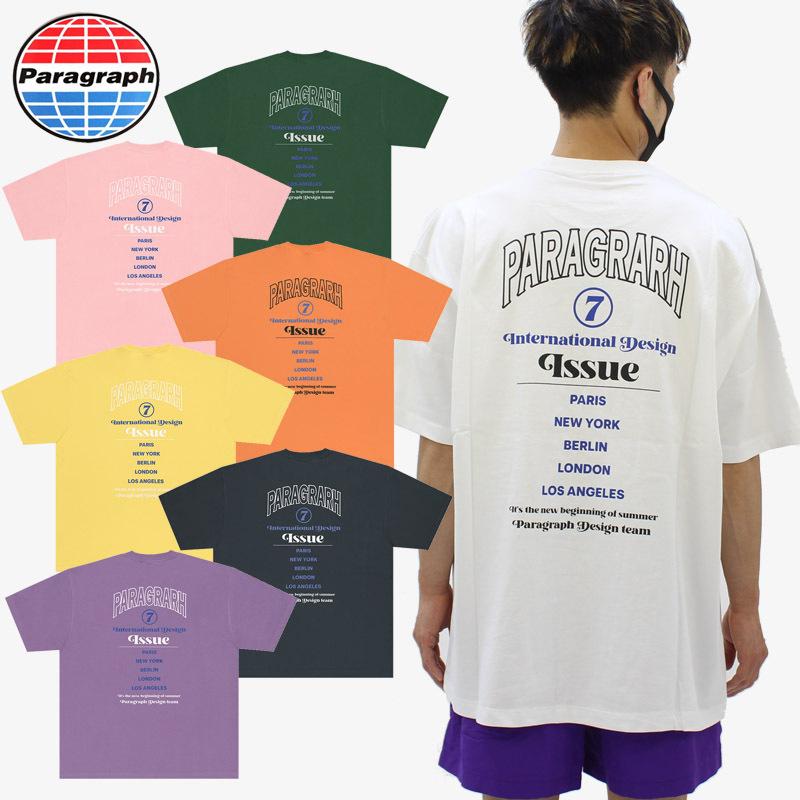 Paragraph（パラグラフ） 【並行輸入】パラグラフ 半袖Tシャツ WORLD