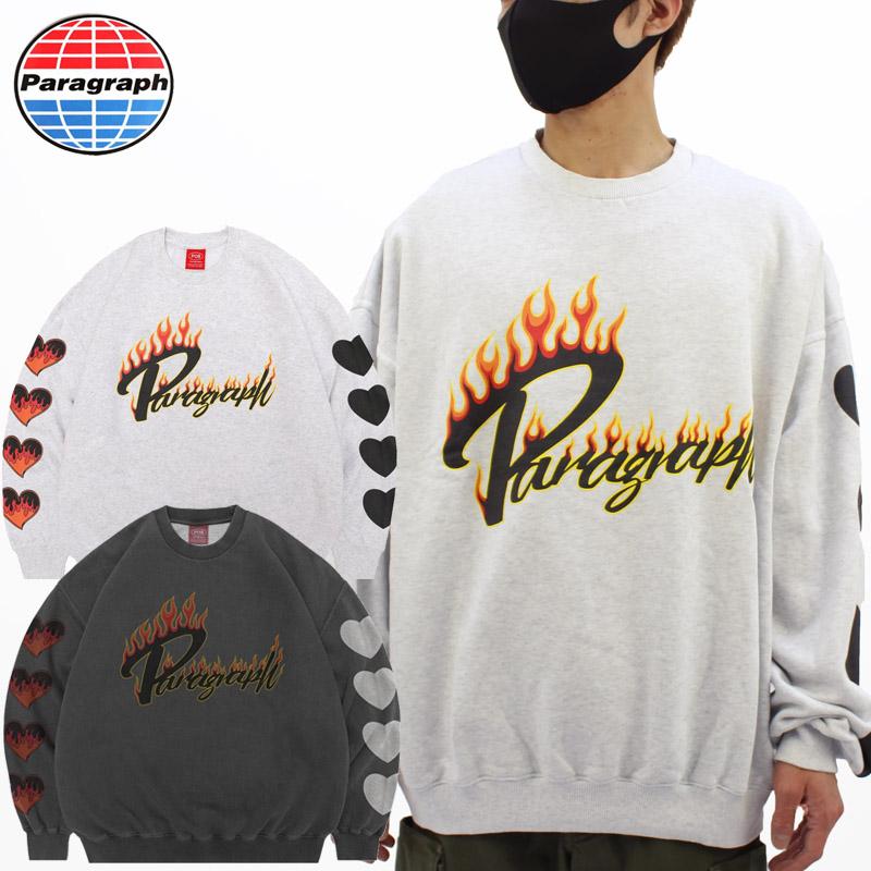 ❗️即完売品❗️]paragraph ファイヤー スウェット トレーナー ❗️即