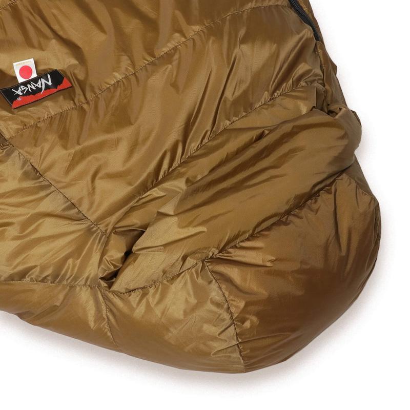 Nanga 寝袋　ブラウン NANGA 最大46%☆10/8限定 永久保証 ナンガ シュラフ 寝袋 軽量