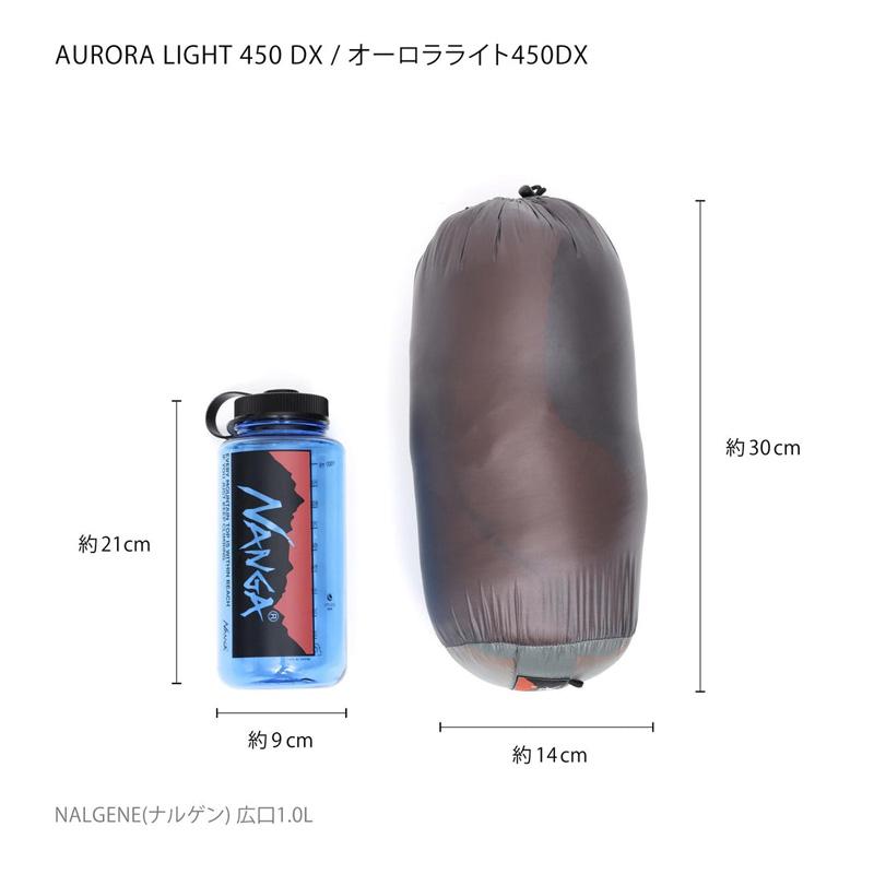 NANGA（ナンガ） 寝袋 ダウンシュラフ オーロラテックス ライト450 DX