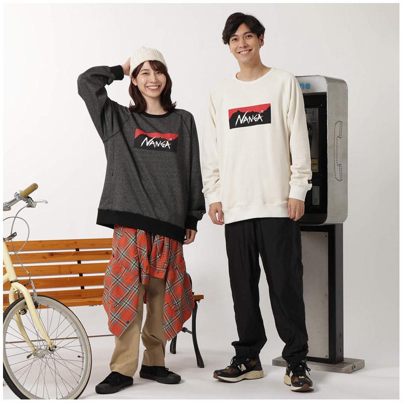 NANGA（ナンガ） NANGA ECO HYBRID BOX LOGO SWEATSHIRT エコ