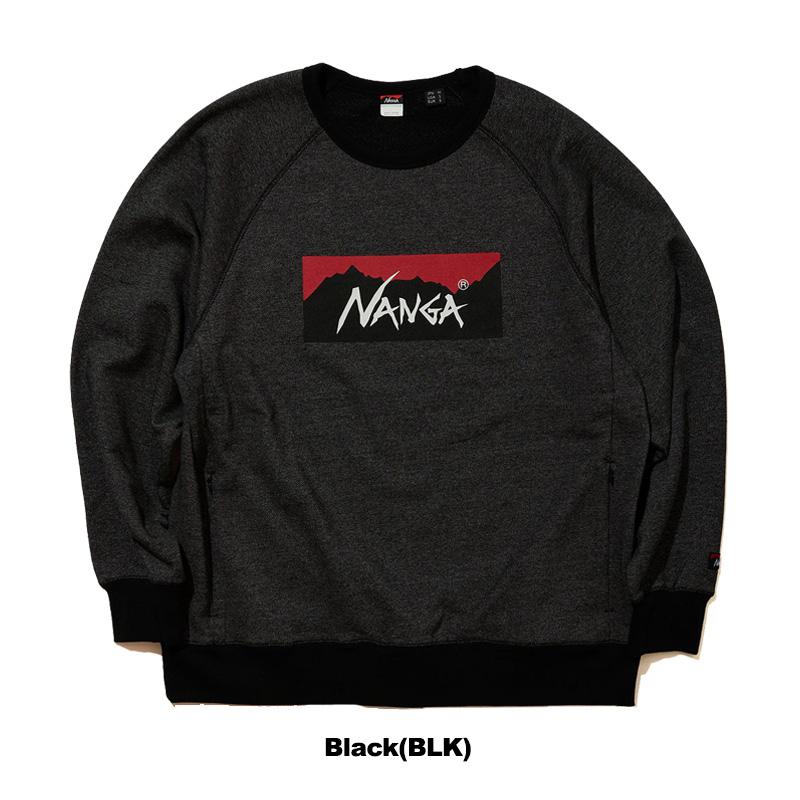NANGA（ナンガ） NANGA ECO HYBRID BOX LOGO SWEATSHIRT エコ