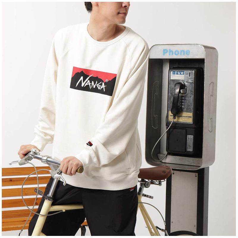 NANGA（ナンガ） NANGA ECO HYBRID BOX LOGO SWEATSHIRT エコ