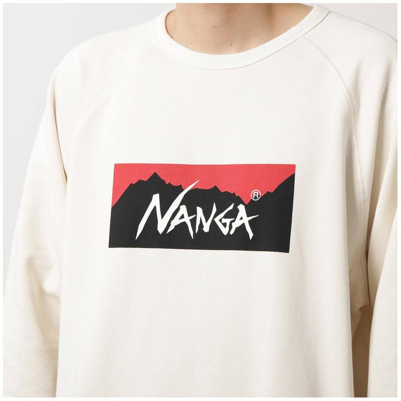 NANGA（ナンガ） NANGA ECO HYBRID BOX LOGO SWEATSHIRT エコ