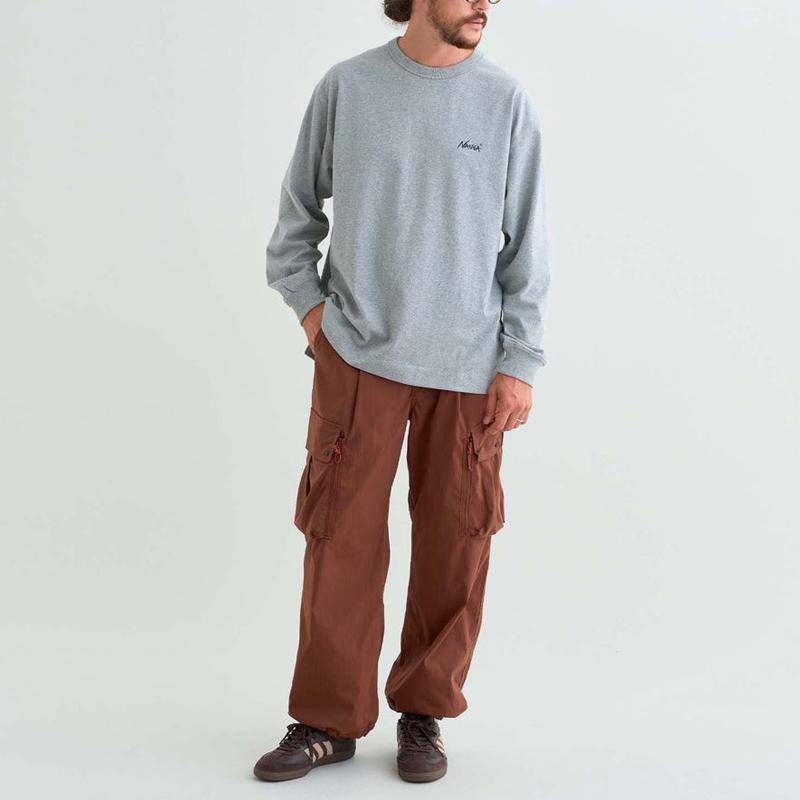 ナンガ ロンT 長袖Tシャツ NANGA ECO HYBRID LIFE IS A JOURNEY ナンガ ロンT 長袖Tシャツ NANGA ECO HYBRID LIFE IS A JOURNEY