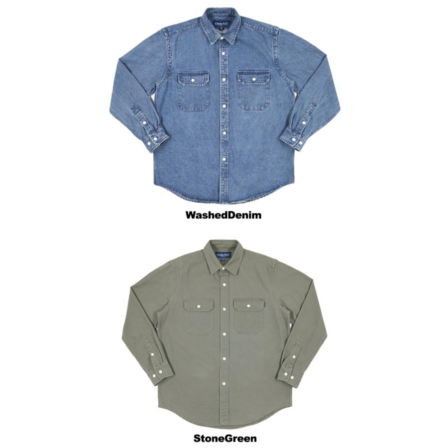 オンリー ニューヨーク Only Ny Washed Cotton Work Shirt 長袖シャツ 男性用 メンズ デニム Only Sh 02 Neo Globe Yahoo 店 通販 Yahoo ショッピング