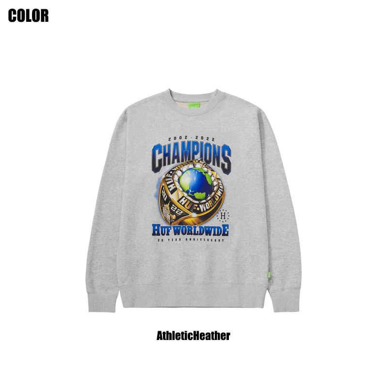 HUF（ハフ） 【並行輸入】ハフ HUF CHAMPIONS CREWNECK クルーネック 