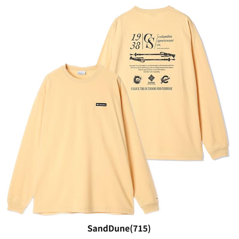 Columbia（コロンビア） 長袖Tシャツ ロンT Columbia スタックブルック
