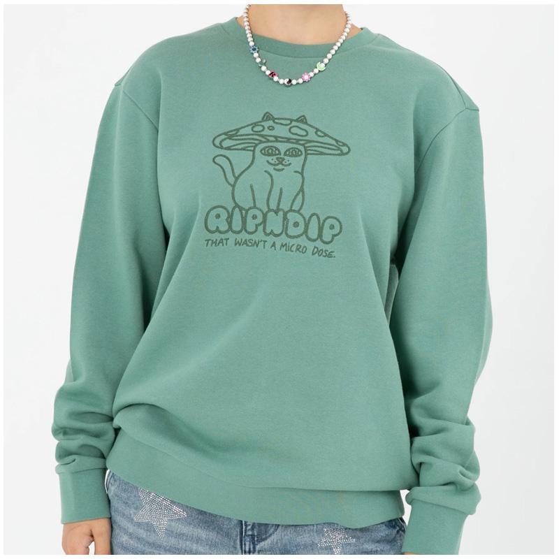 RIPNDIP 【並行輸入】リップンディップ Shroom Cat Crewneck