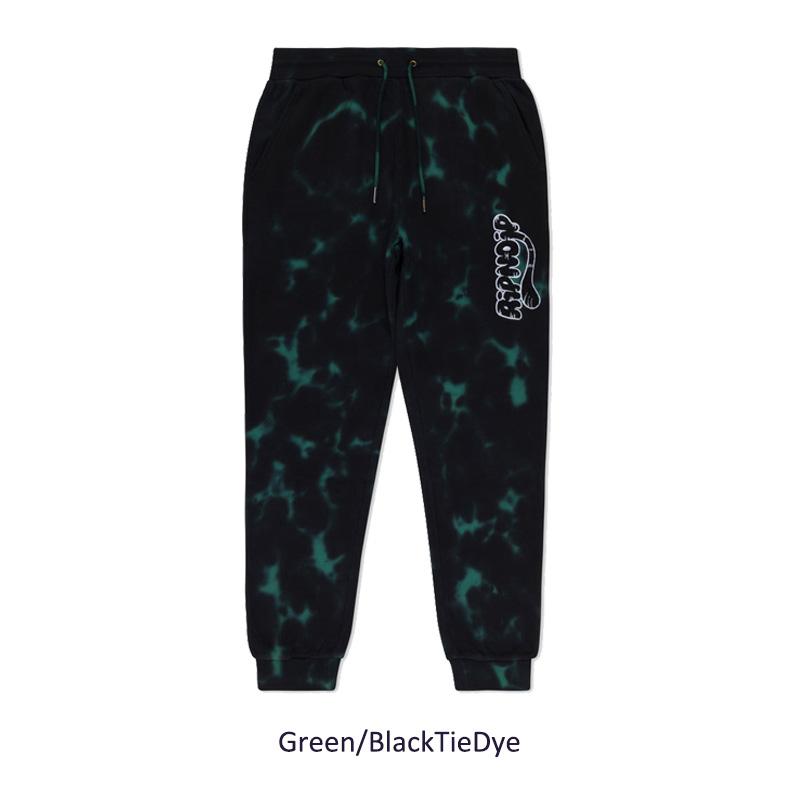 リップンディップ（RIPNDIP Ripntail Sweatpants Green/Black Tie Dye
