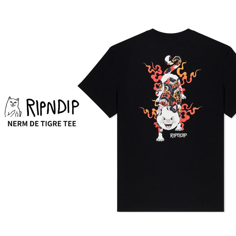 並行輸入】リップンディップ RIPNDIP 半袖Tシャツ NERM DE TIGRE