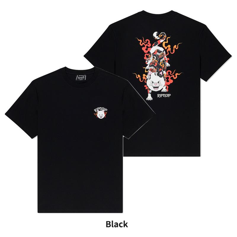 並行輸入】リップンディップ RIPNDIP 半袖Tシャツ NERM DE TIGRE
