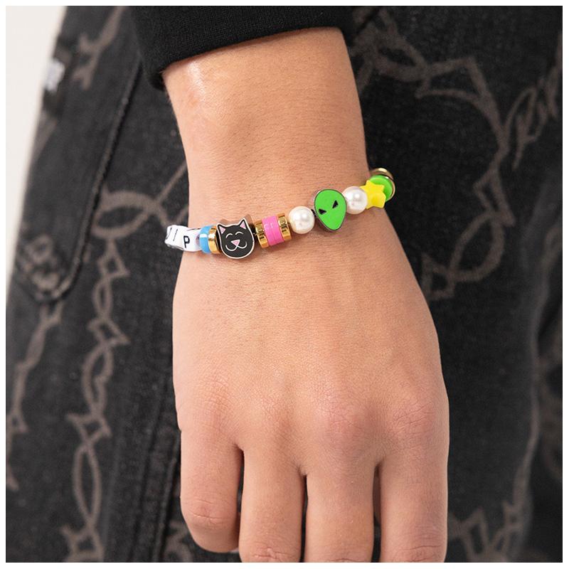 並行輸入】リップンディップ RIPNDIP PLUR BEADED BRACELET チャーム