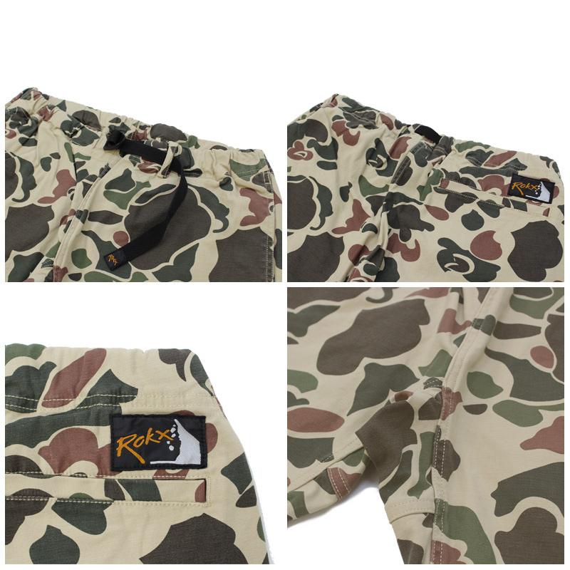 ROKX ロックス MG CAMOFLAGE SHORT クライミング パンツ