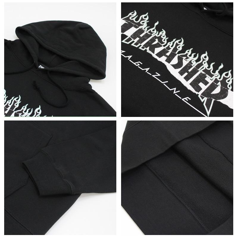THRASHER スラッシャー　ウェア セール】【at】〔THRASHER/スラッシャー〕フロントロゴ刺繍