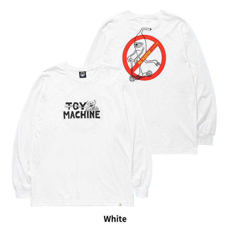 トイマシーン メンズ 長袖Tシャツ ロンT TOY MACHINE NO SCOOTER LONG TEE トップス カットソー ストリート スケーター tmpflt3 |  | 07