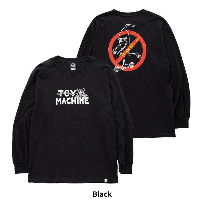 トイマシーン メンズ 長袖Tシャツ ロンT TOY MACHINE NO SCOOTER LONG TEE トップス カットソー ストリート スケーター tmpflt3 |  | 08
