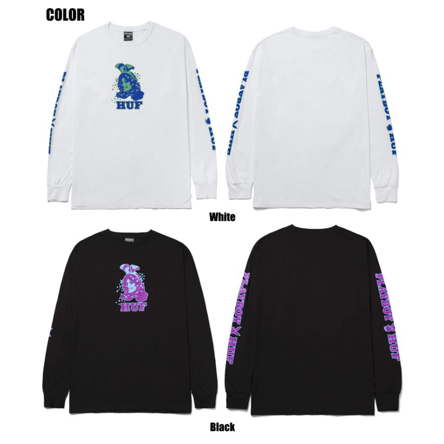 HUF 【並行輸入】ハフ PLAYBOY BUNNY L S TEE プレイボーイ
