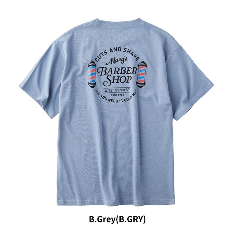 UNIVERSAL OVERALL（ユニバーサルオーバーオール） 半袖Tシャツ BARBER