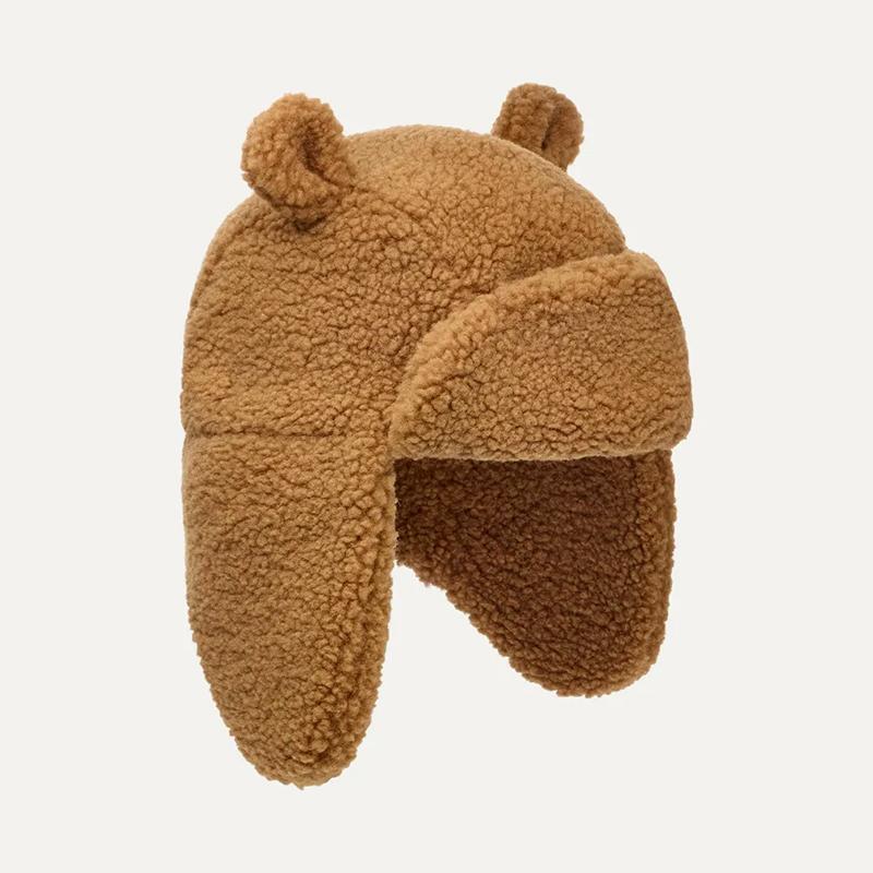 アグ キッズ 帽子 くま耳 アニマル フリーストラッパー  UGG アグフラッフ トラッパー K UGGfluff Trapper 秋冬 小物  101500の画像