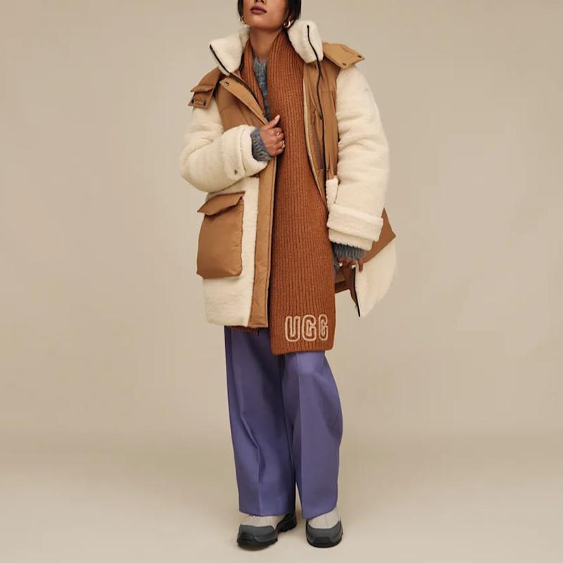UGG（アグ） レディース ニットマフラー チャンキー クラフテッド リブ