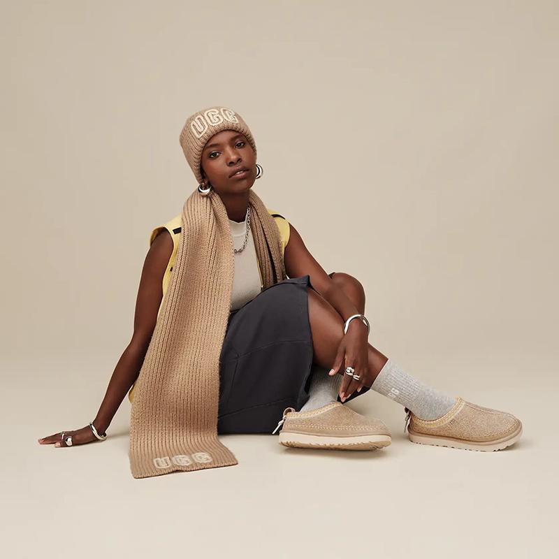 UGG（アグ） レディース ニットマフラー チャンキー クラフテッド リブ