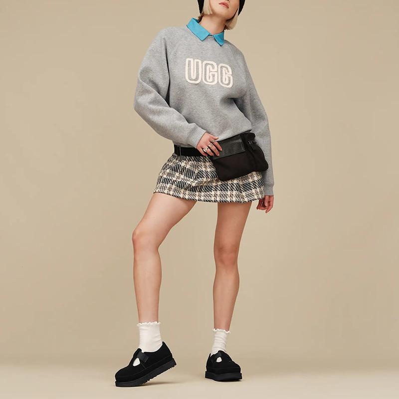 UGG（アグ） レディース トレーナー ロゴ クルーネック スウェット UGG