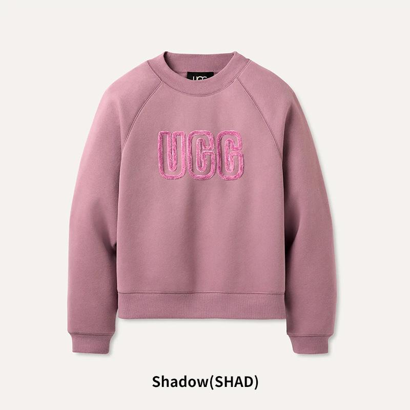 UGG スウェット トレーナー グレー✖️ピンク ugg スウェット M グレー ピンク トレーナー アグ UGG スウェット