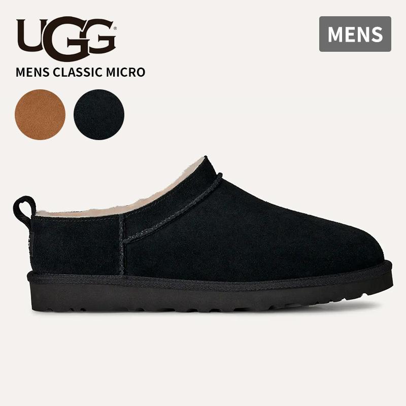 UGG（アグ） メンズ マイクロ丈 ムートン ブーツ メンズ クラシック