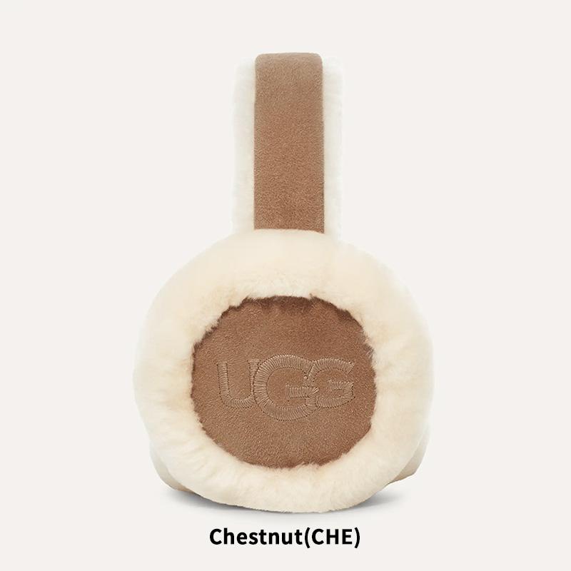 UGG（アグ） レディース イヤーマフ 耳あて シープスキン エンブロイ