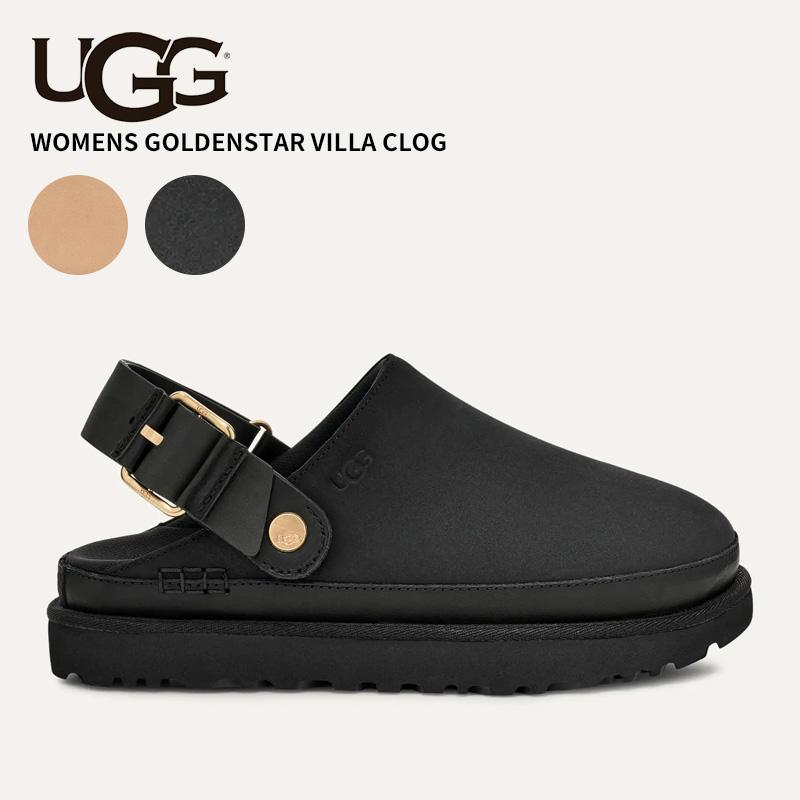 アグ バックレス サンダル 黒 新品レディース UGG（アグ） レディース サンダル ゴールデンスター ヴィラ クロッグ