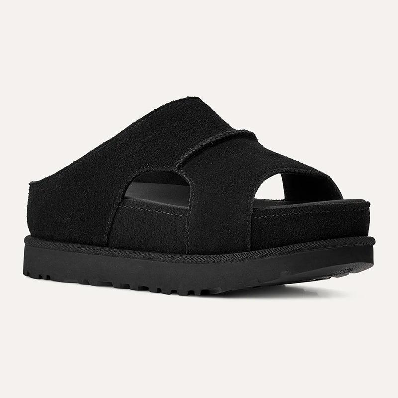 定価以下！　UGG アグ　24.5　スライド サンダル　新品　スリッポン　正規 UGG（アグ） レディース サンダル ゴールデンスター ハイ カットアウト