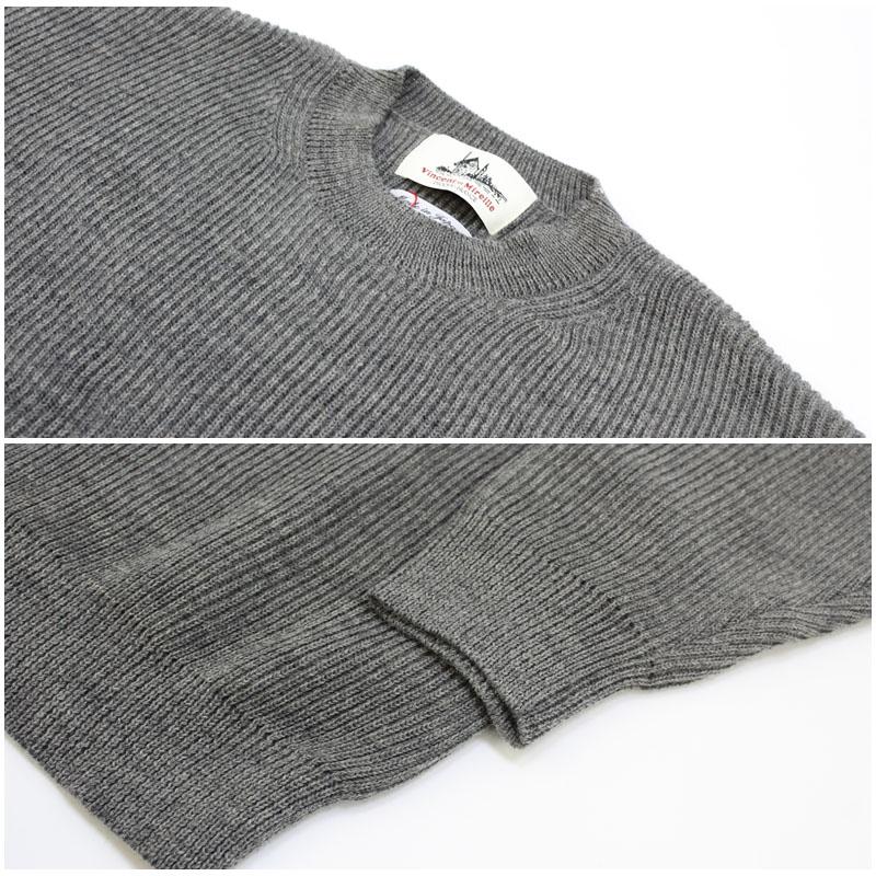 ヴァンソン エ ミレイユ Vincent et Mireille 8GG AZE RELAX CREW NECK SWETER クルーネックセーター ニット メンズ [AA]｜neo｜10