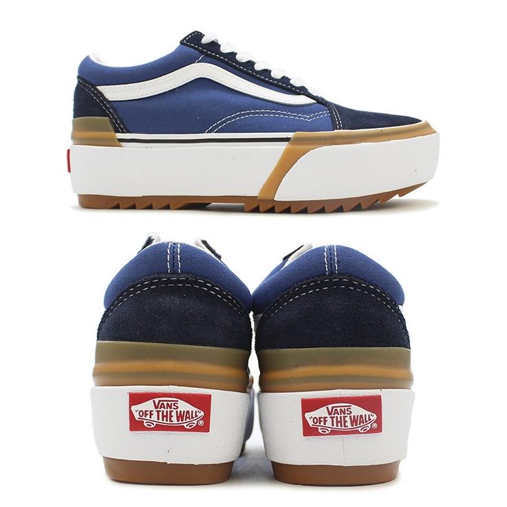 バンズ Vans オールドスクール スタックド Old Skool Stacked レディース キャンバス 厚底スニーカー Navy True White Vn 0a4u15nwd Neo Globe Yahoo 店 通販 Yahoo ショッピング