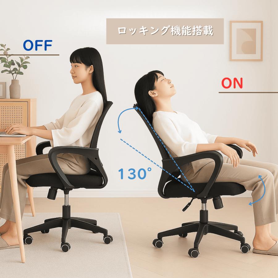 neo chair オフィスチェア メッシュ デスクチェア 学習椅子 キャスター 