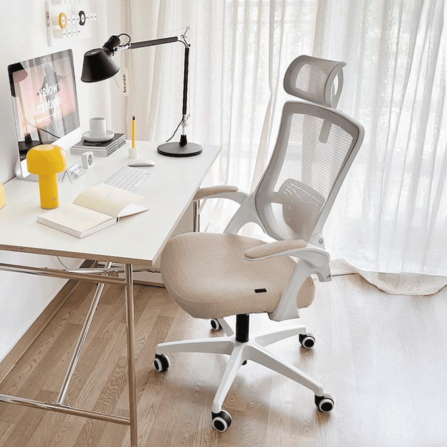 neo chair オフィスチェア ヘッドレスト 跳ね上げ デスクチェア