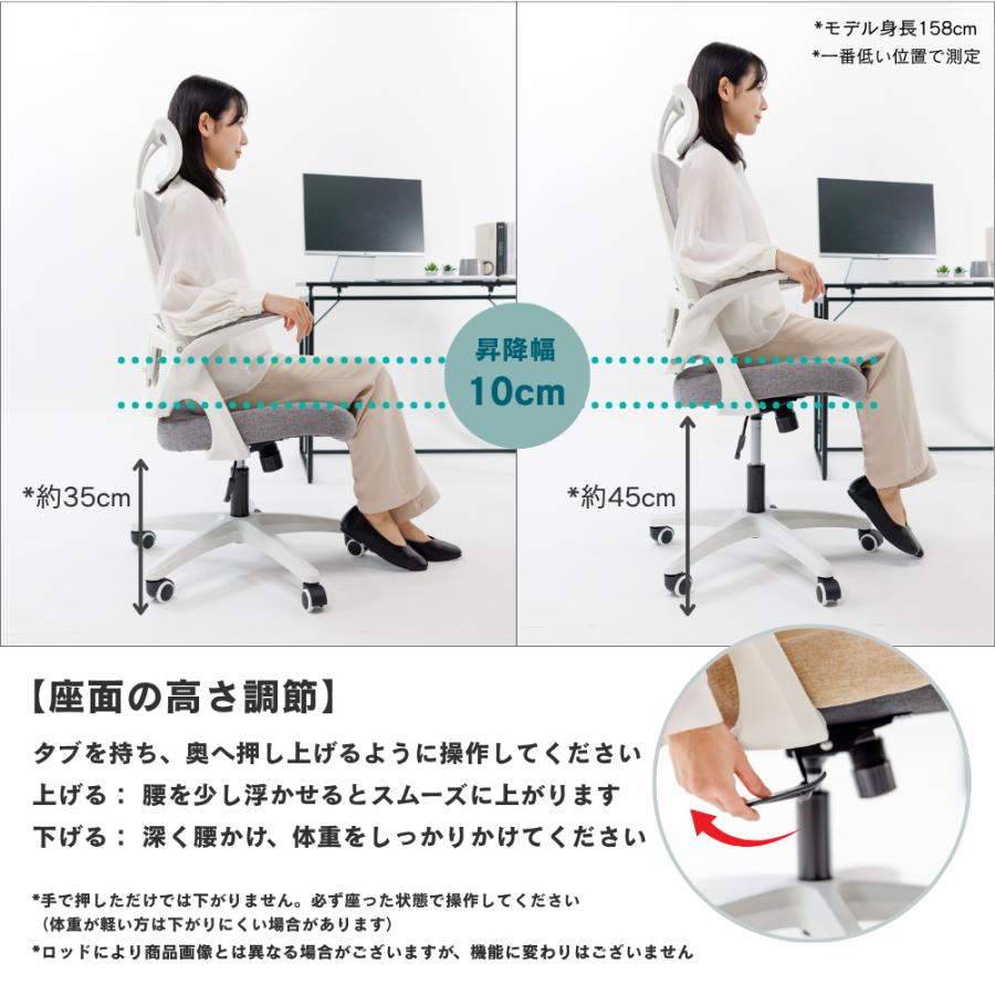 neo chair 【セール】オフィスチェア ヘッドレスト 跳ね上げ デスク