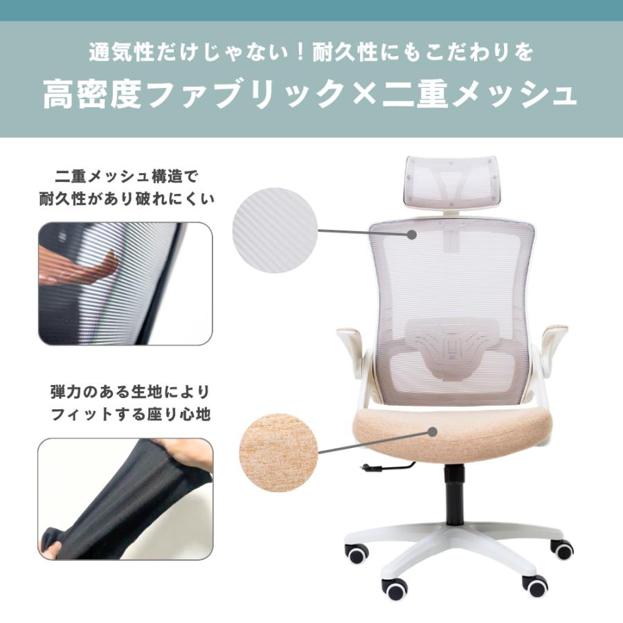 neo chair オフィスチェア ヘッドレスト 跳ね上げ デスクチェア
