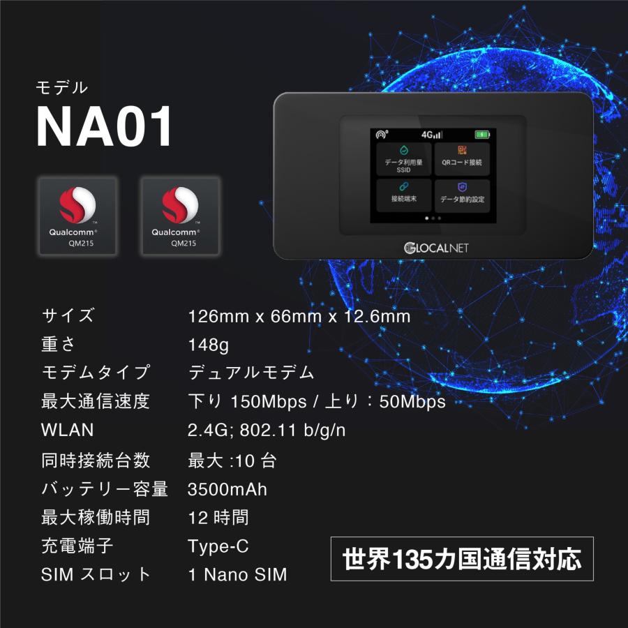 ポケットwifi 世界対応 チャージwifi 初回100GB付き 端末 モバイル 