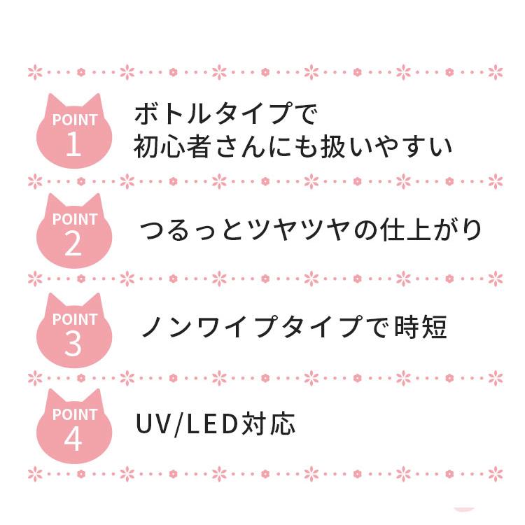 NEKO GEL（ネコジェル） ジェルネイル トップ ノンワイプトップジェル