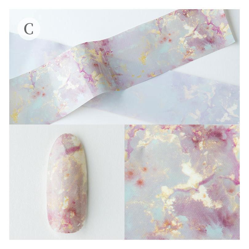 転写ホイルシート 大理石 マーブル 全5種 アートホイル 転写