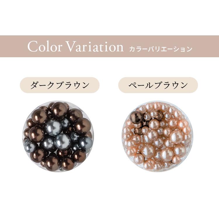 球体パール サイズMIX 通し穴無しのパールストーン全6色 ジェル 