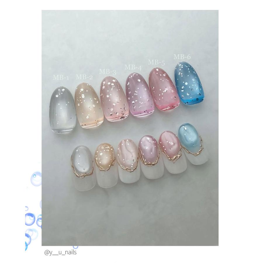 ネコジェルモア バブルマグネットジェル 【6色セット】 内容量4ml LED